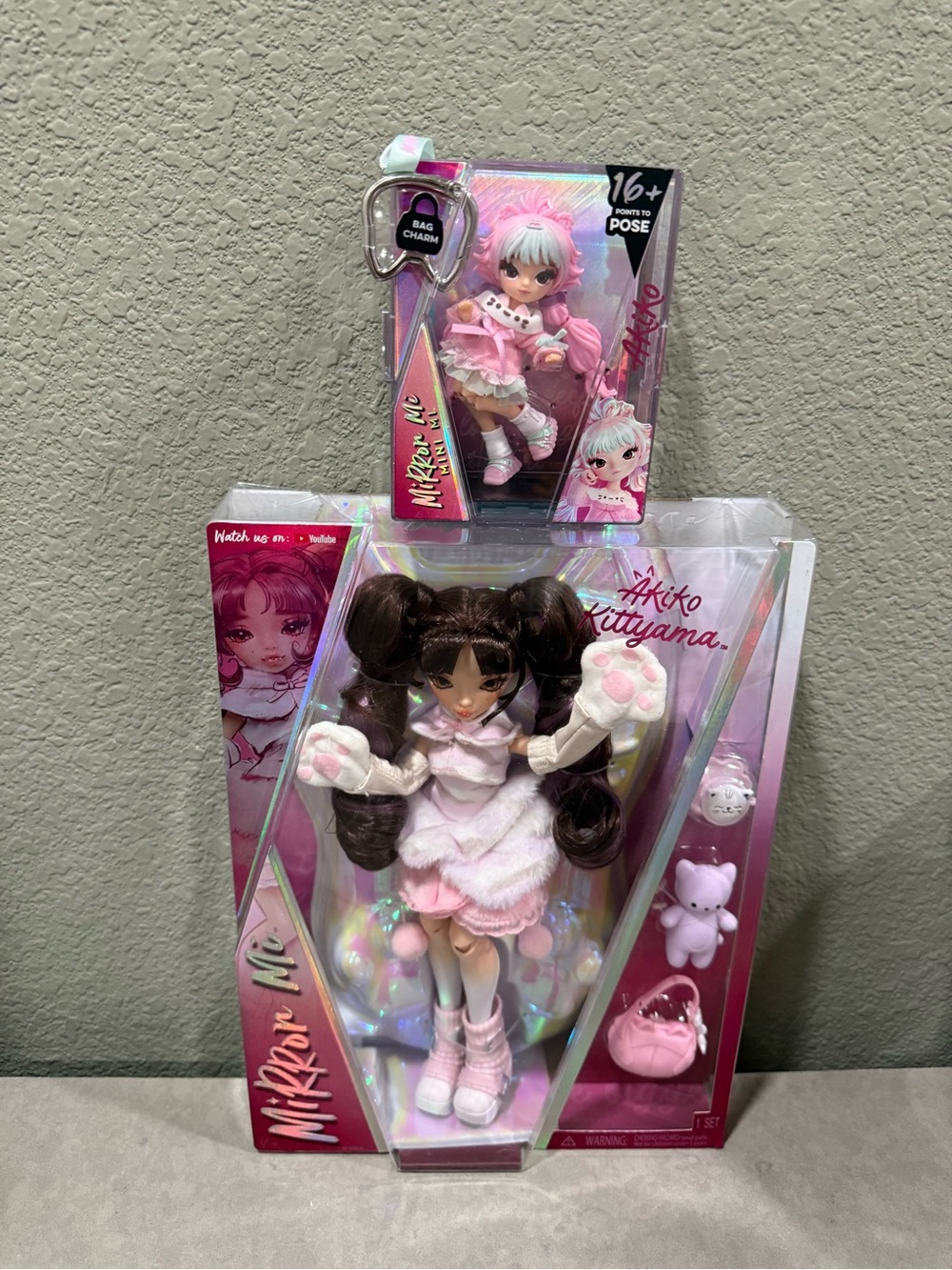 Mirror M Set Of 2 i Akiko Kittyama & Mini Mirror Mi Akiko New